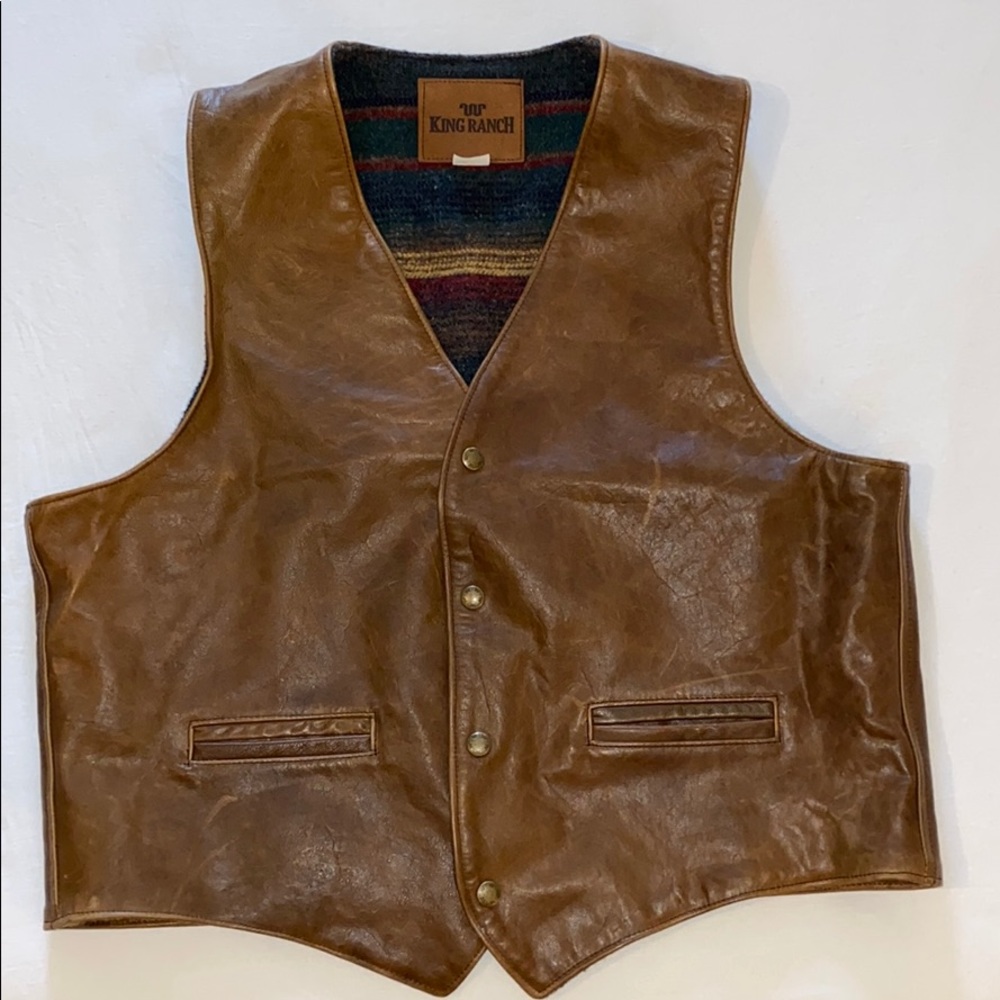 King Ranch: Leather Vest